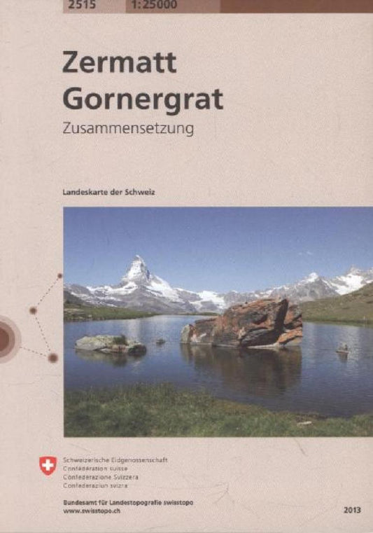 Zermatt Gornergrat / Matterhorn : Switzerland 1:25,000 Topographic Map #2515