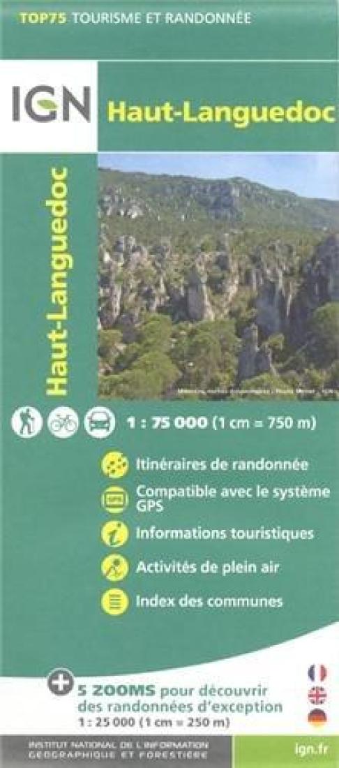 Haut-Languedoc, France 1:75,000
