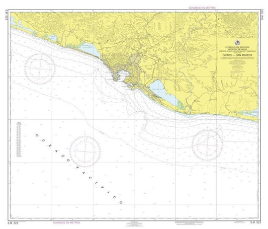 CAYACO A SAN MARCOS - 523 - Mexico Nautical Charts by SEMAR