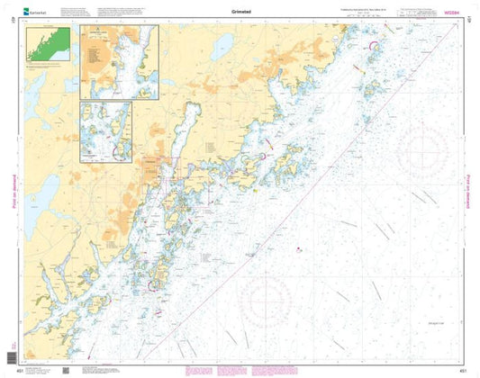Grimstad - 451 - Norway Kartverket Nautical Charts