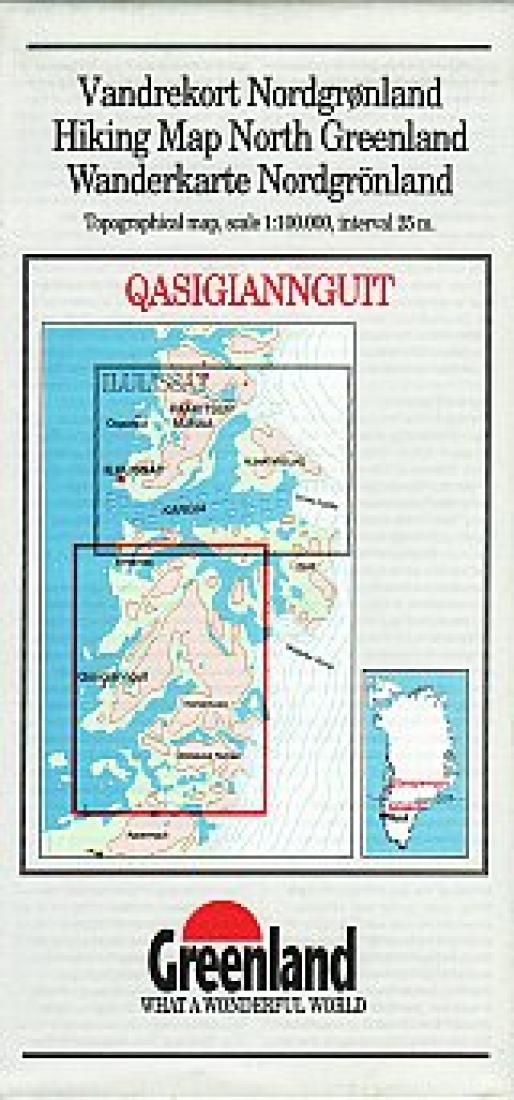 Qasigiannguit hiking map