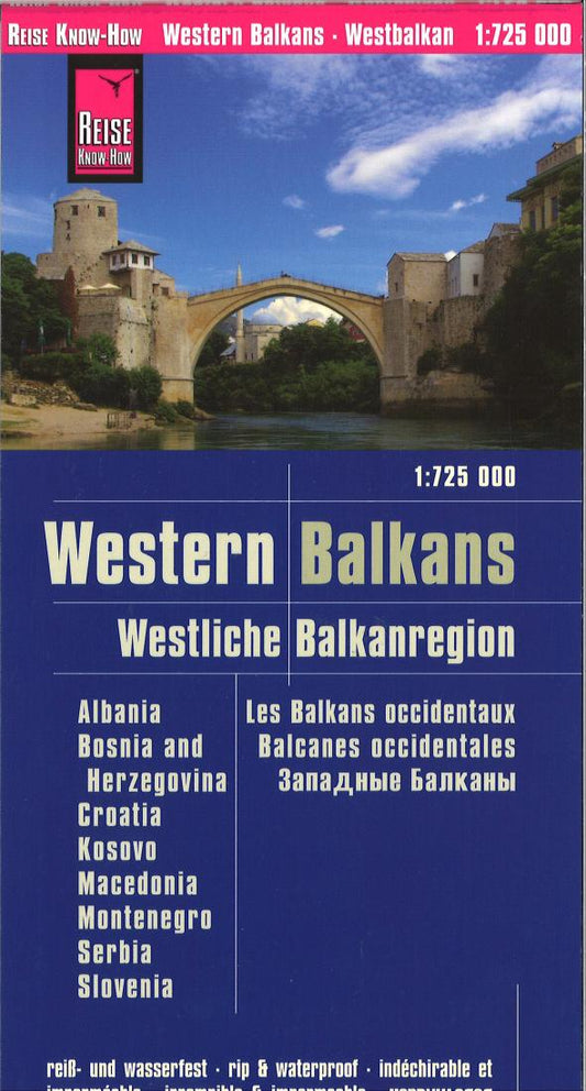 Western Balkans 1:725 000 = Les Balkans occidentaux 1:725 000 = Balcanes occidentales 1:725 000 1:725 000