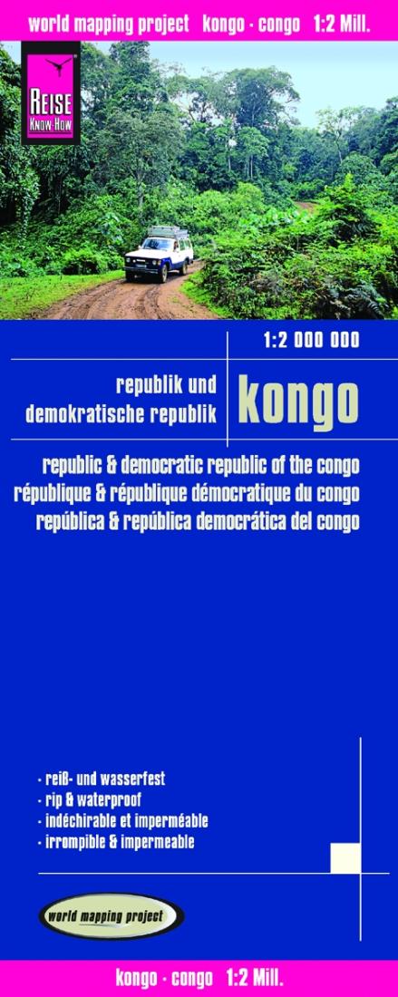 Republik und Demokratische Republic : Kongo = Republic & Democratic Republic of the Congo = République & République démocratique du Congo = República & República Democrática del Congo