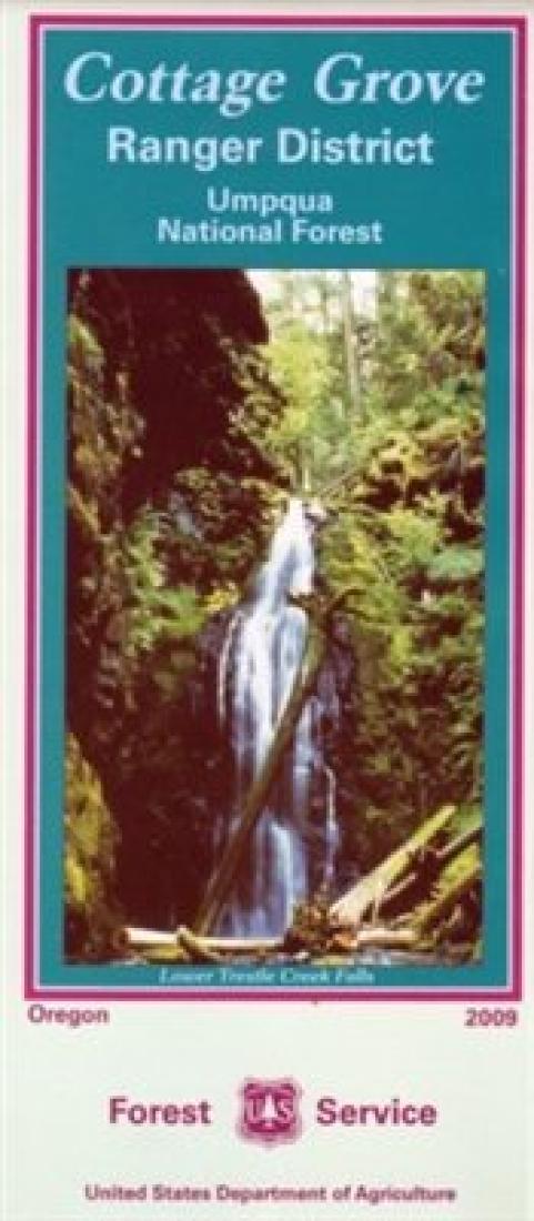 Umpqua National Forest - Cottage Grove Ranger District Map