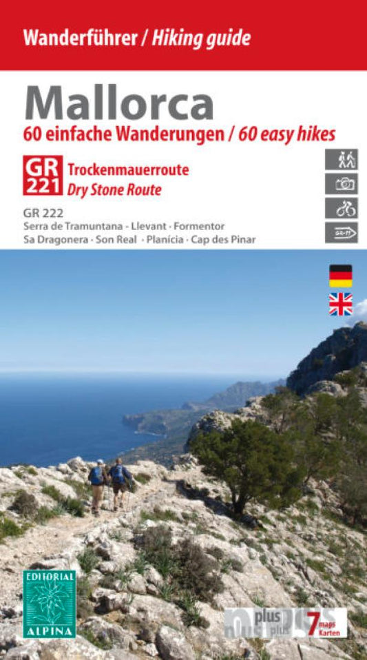 Mallorca. 60 it- - GR 221 GR 222  (map + guide)