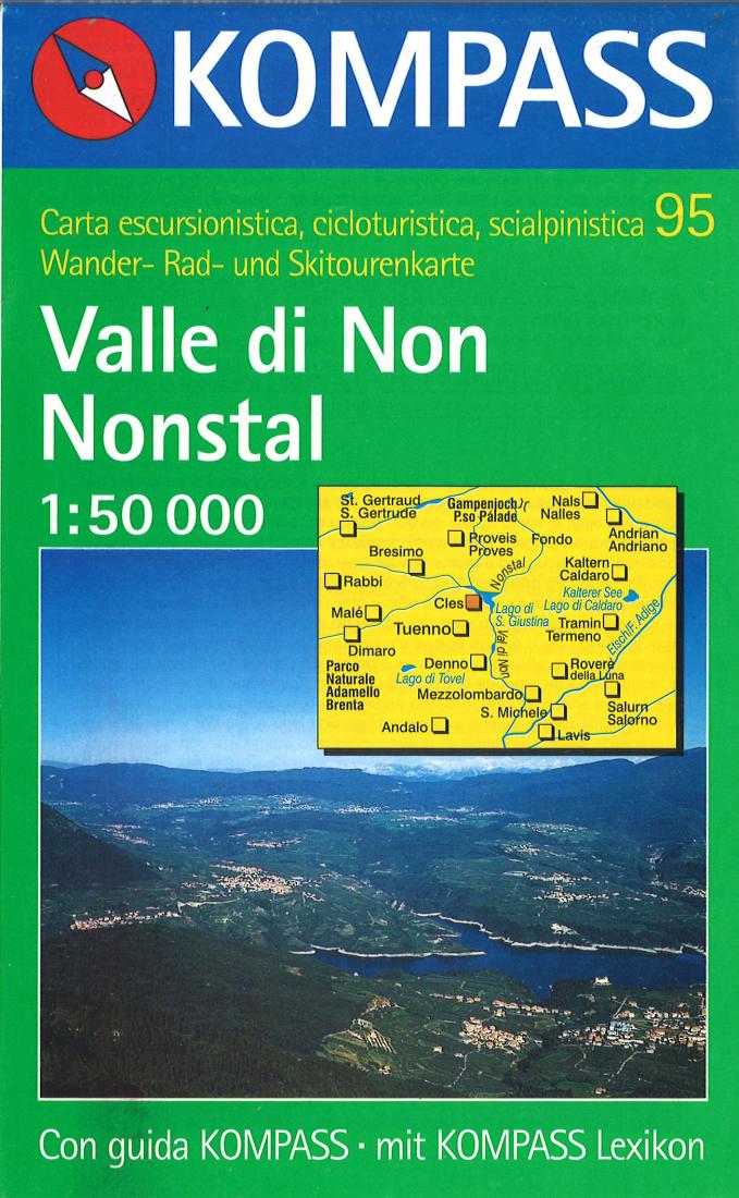 Valle di Non Nonstal Hiking Map