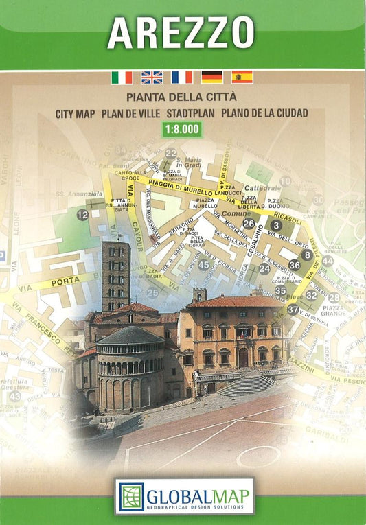 Arezzo : pianta della citta