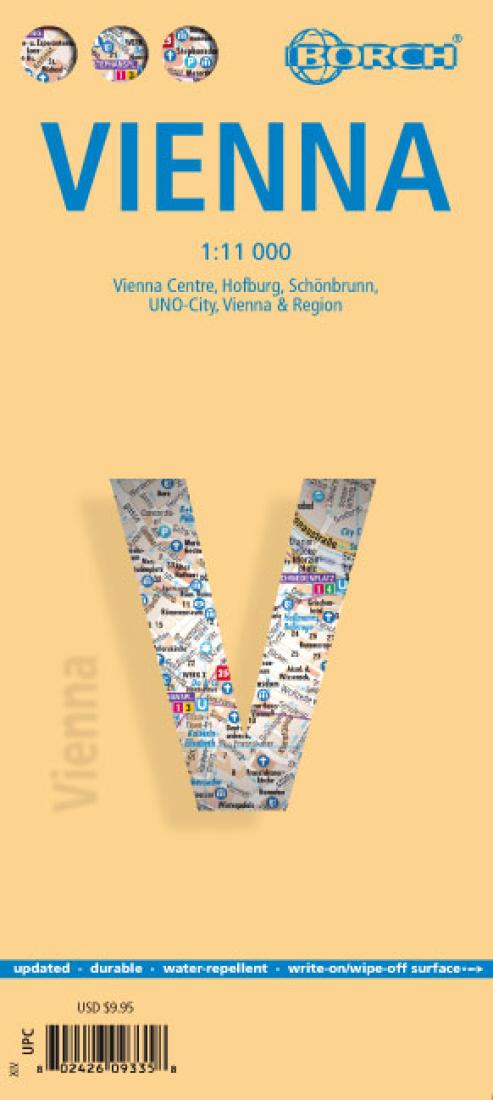 Vienna, Austria City Map