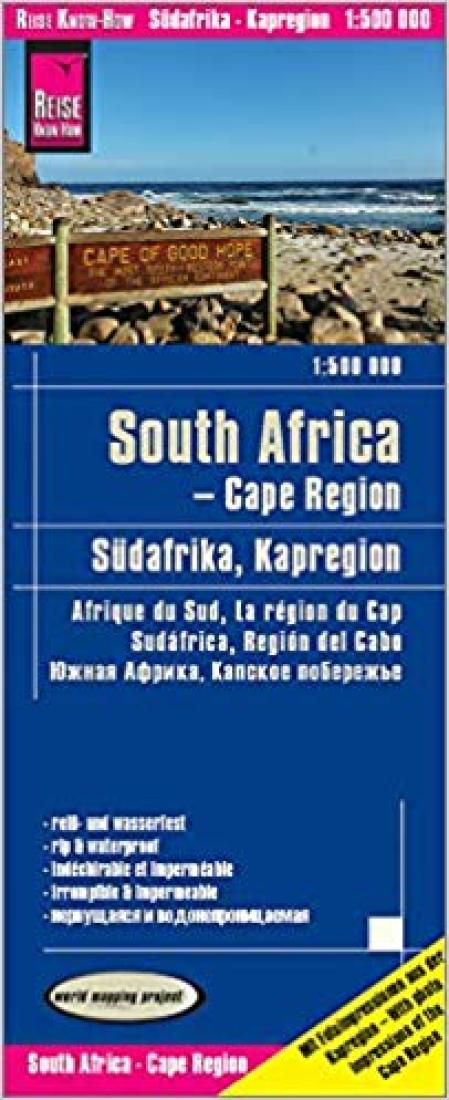 Sudafrika : Kapregion = South Africa, Cape region = Afrique du Sud, la région du Cap = Sudafrica, region del Cabo