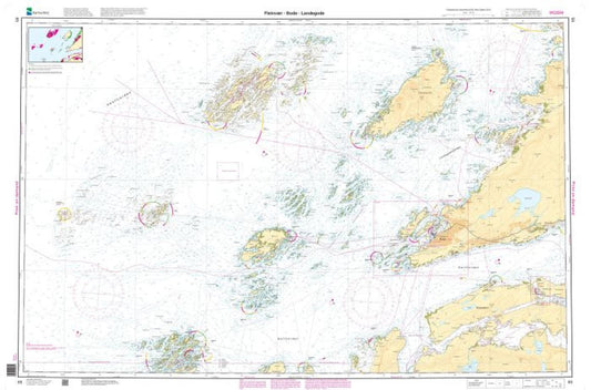 Fleinvær - Bodø - Landegode - 65 - Norway Kartverket Nautical Charts