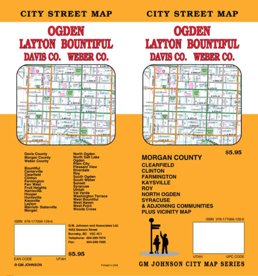 Ogden : Layton : Bountiful : Davis Co. : Weber Co. : city street map