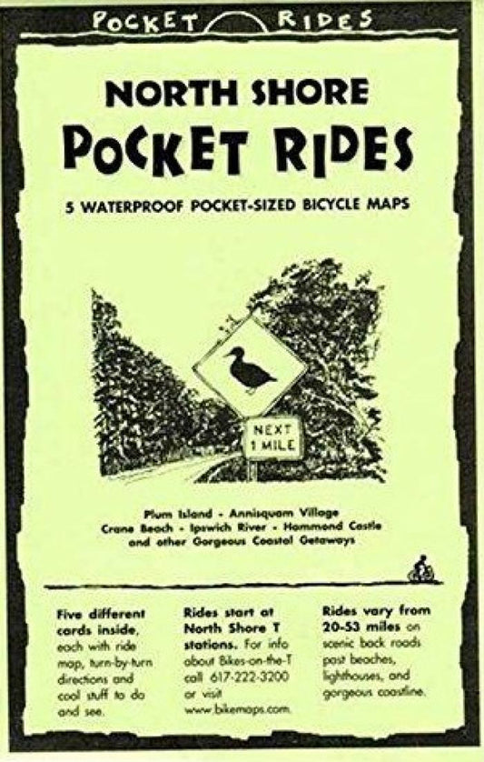 North Shore : pocket rides : 5 waterproof pocket-sized bicycle maps