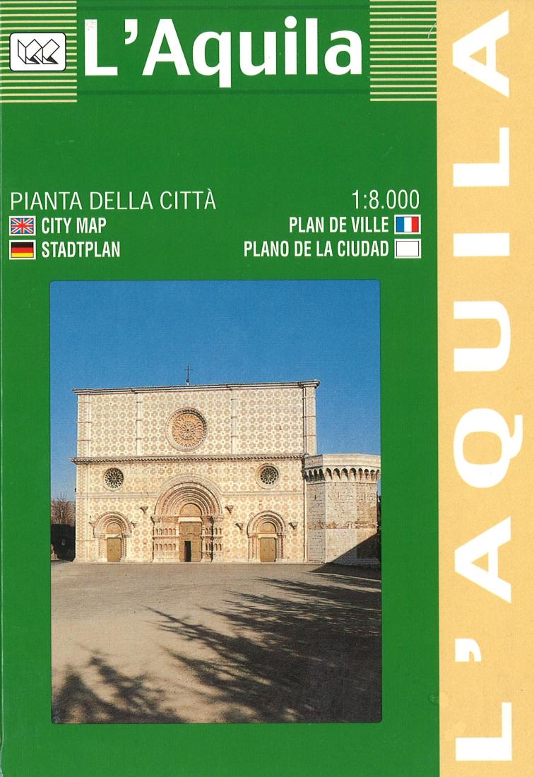 L'Aquila : pianta della citta : 1:8,000