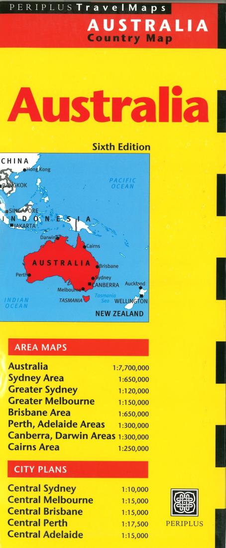 Australia : travel map