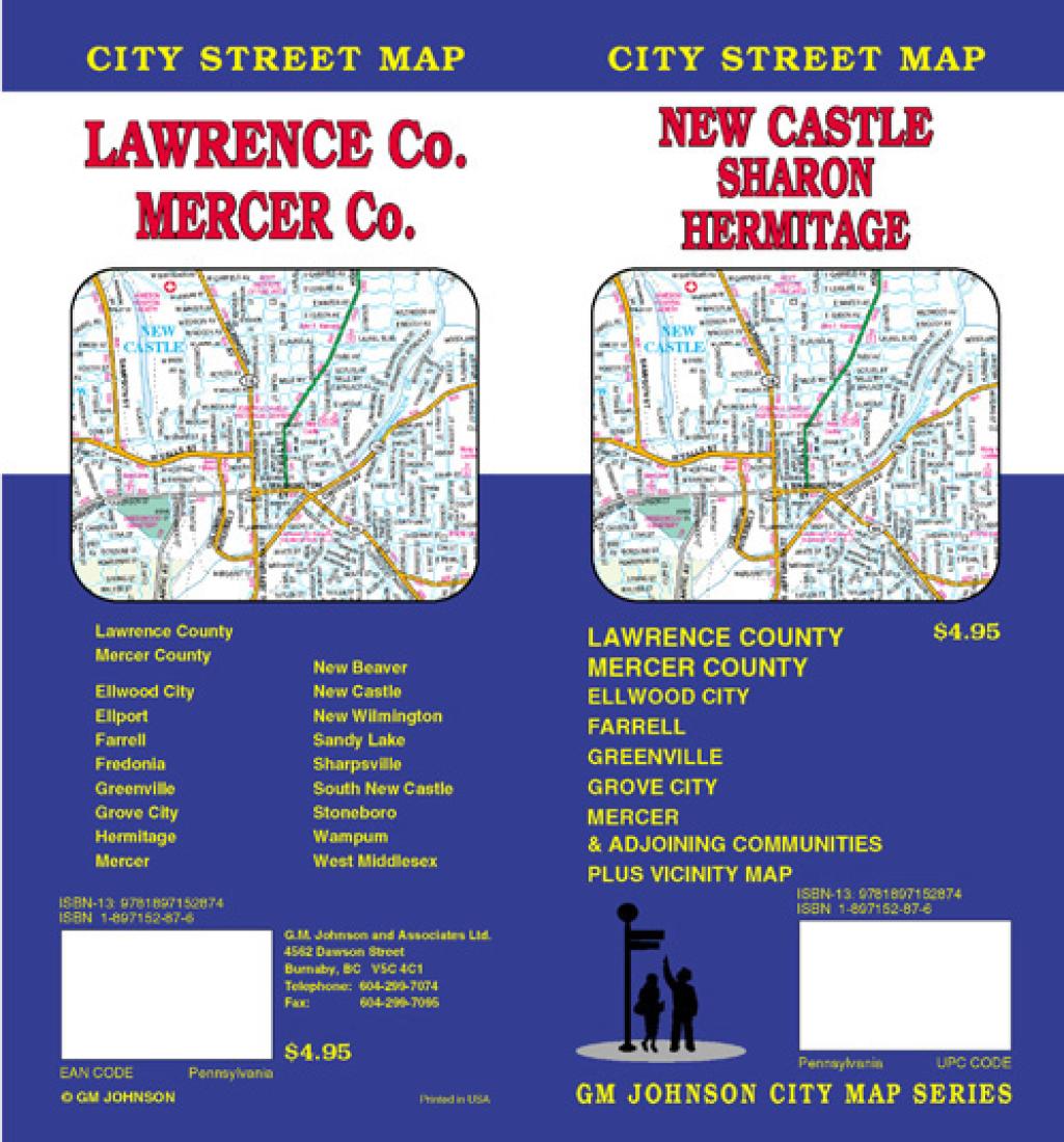 New Castle, Sharon, Hermitage, Lawrence and Mercer County, Pennsylvania