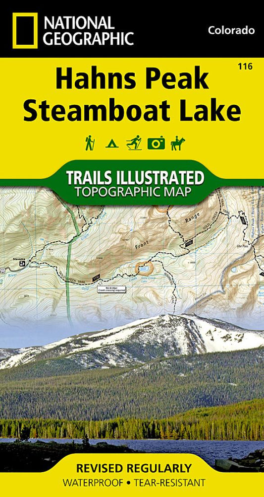 Hahns Peak and Steamboat Lake, Map 116