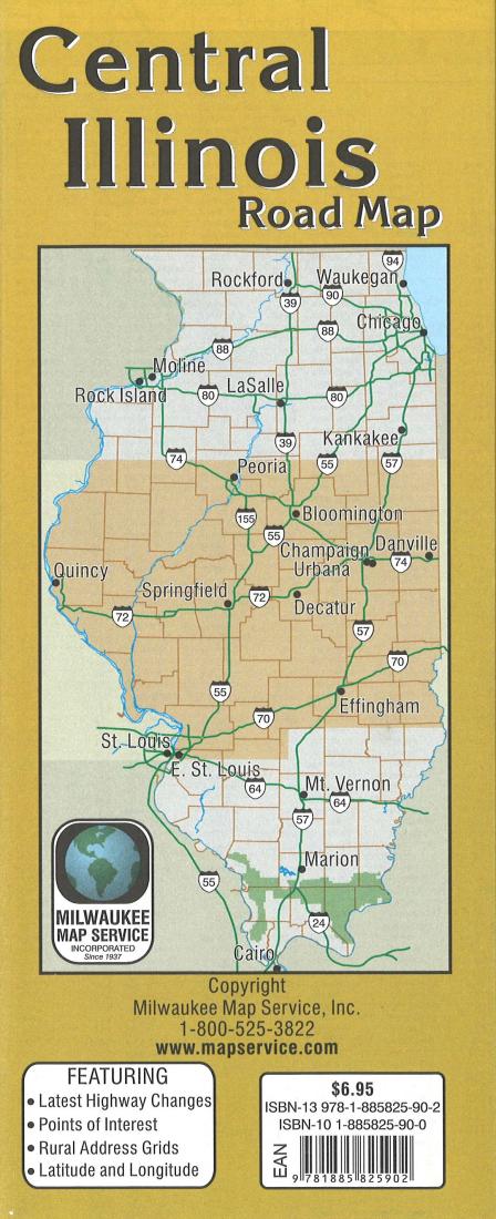 Central Illinois : Road Map