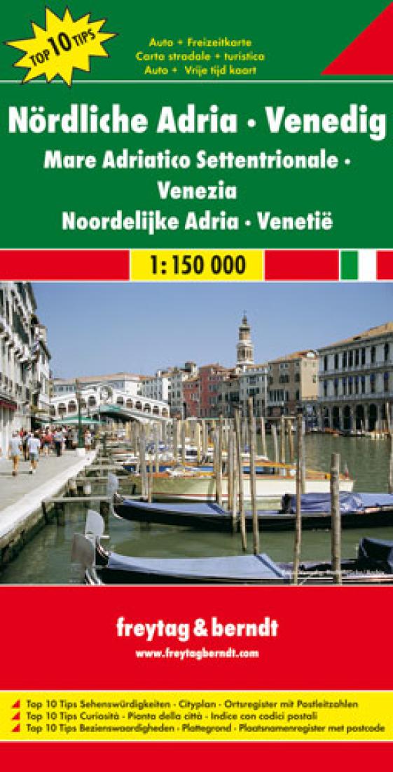 Nördliche Adria : Venedig = Mare Adriatico settentrionale : Venezia = Noordelijke Adria : Venetië