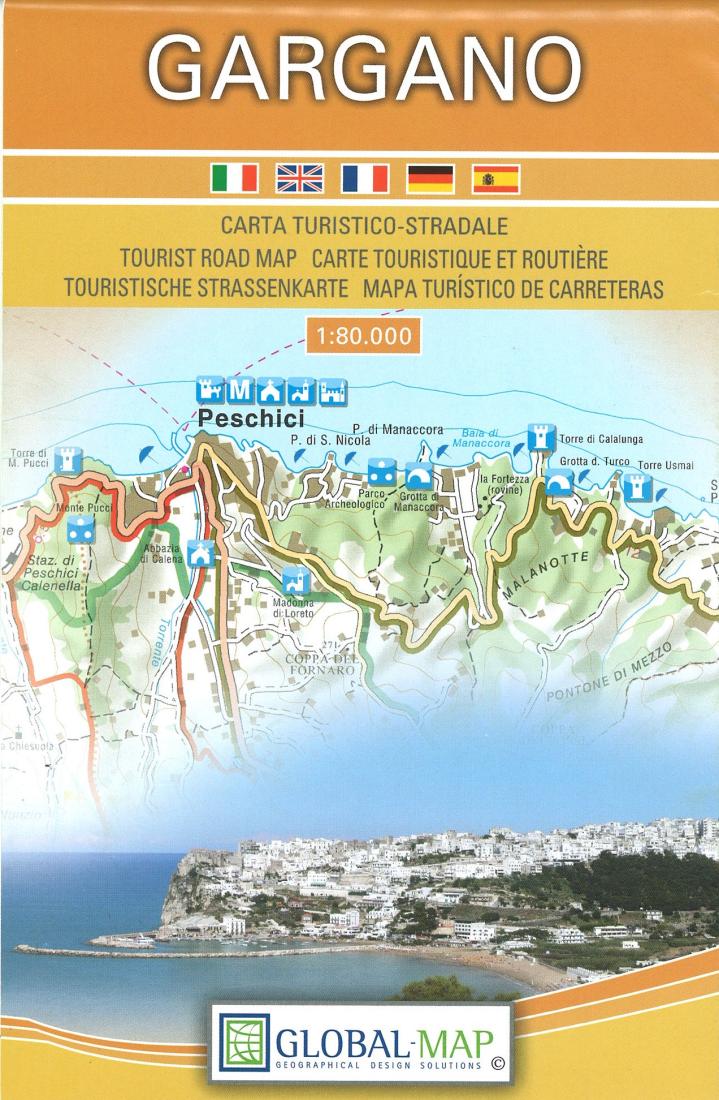 Gargano : carta turistico-stradale 1:80.000