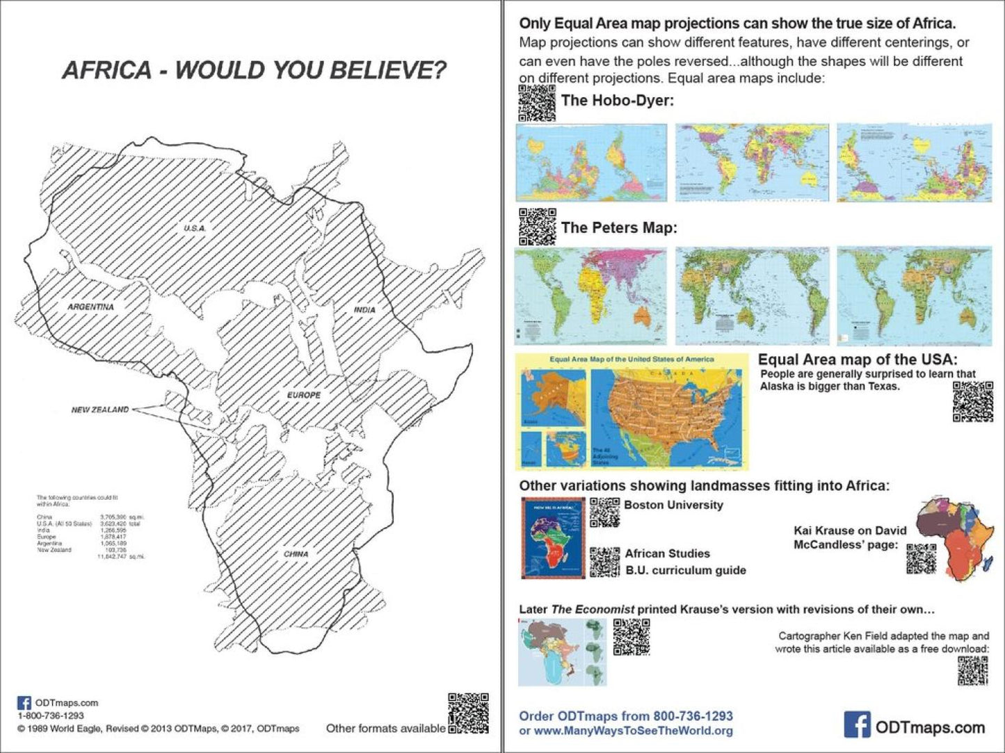 Africa Would You Believe 6"x9" postcards in a 25 pack