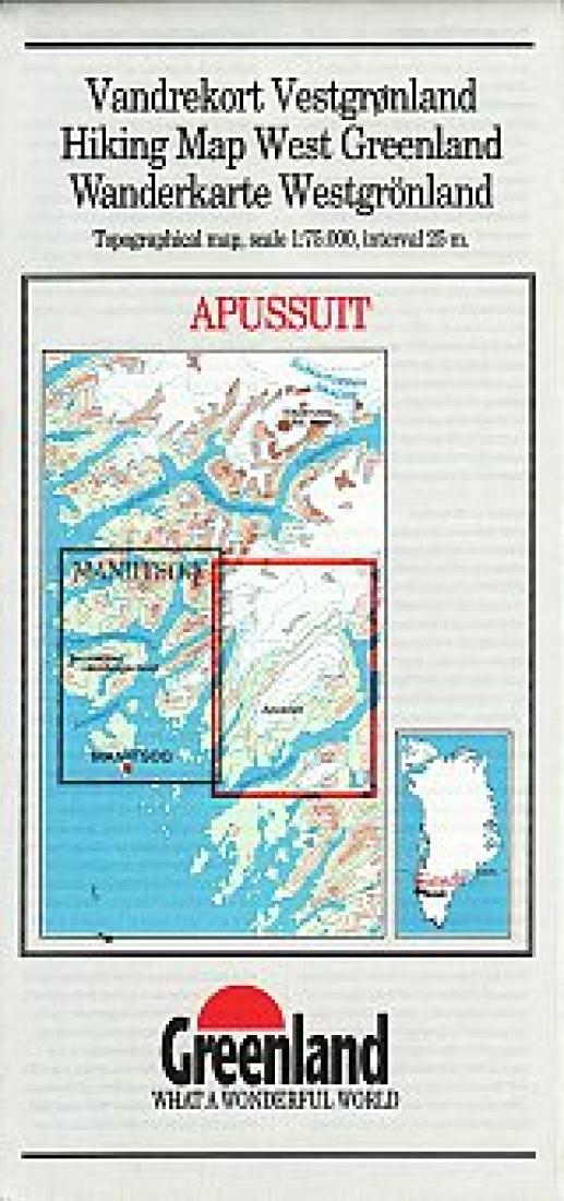 Apussuit hiking map
