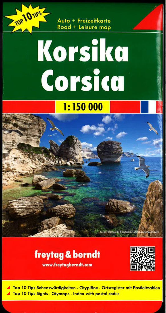 Corsica Road + Leisure Map