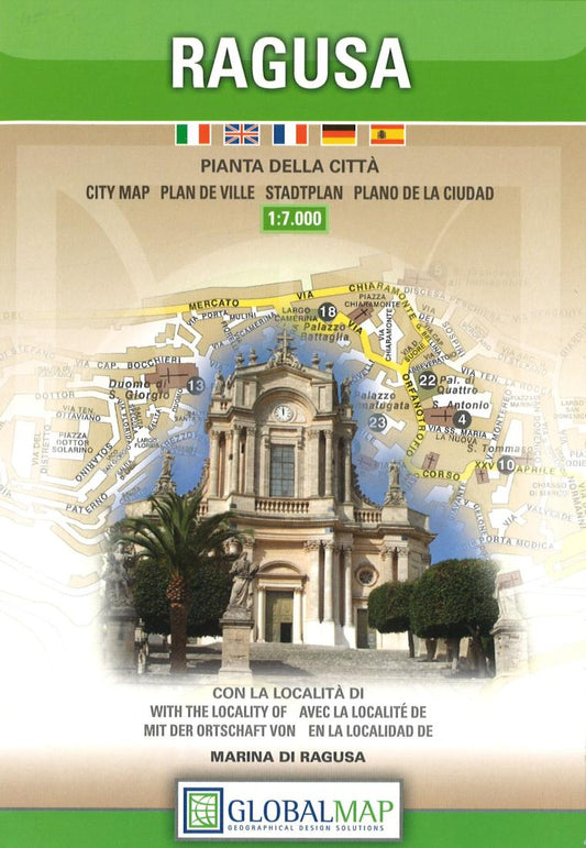 Ragusa : pianta della citta