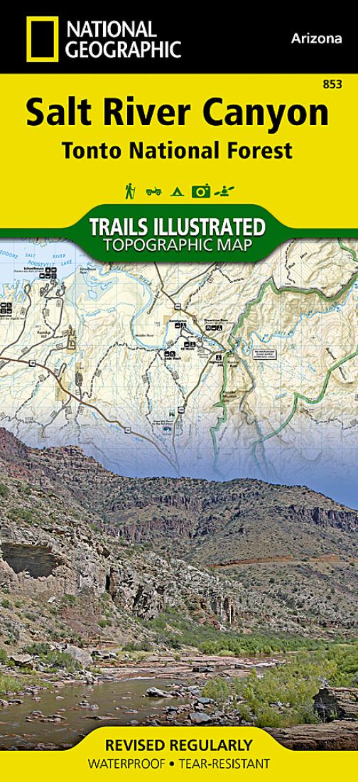 Salt River Canyon and Tonto National Forest, Map 853