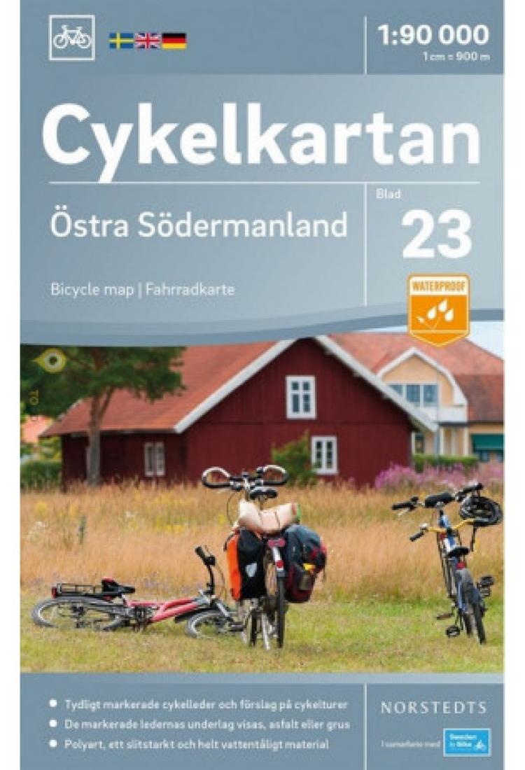 Cykelkartan Blad 23 Östra Södermanland