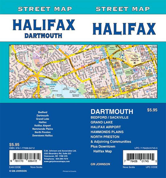 Halifax, Dartmouth street map