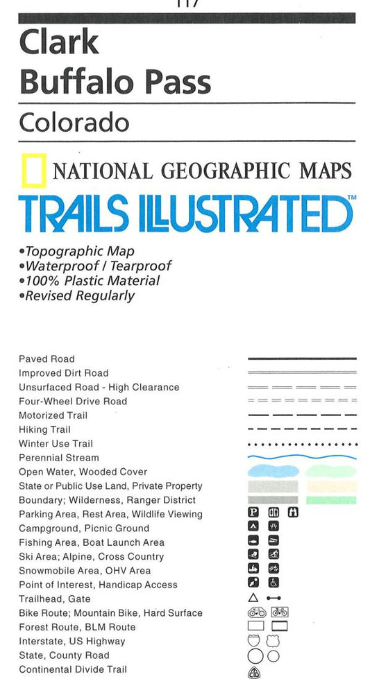 Clark Buffalo Pass Trail Map