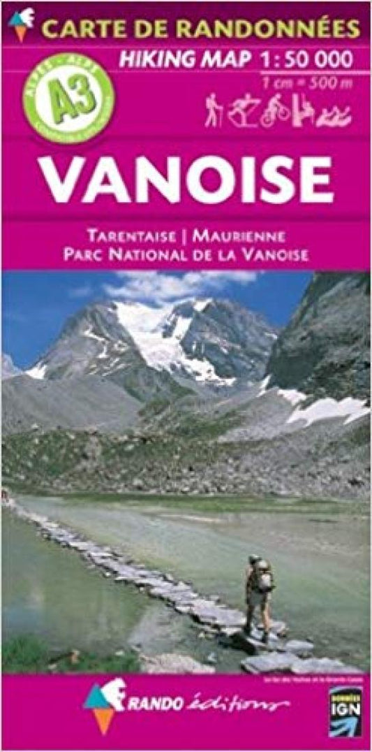Vanoise Hiking Map