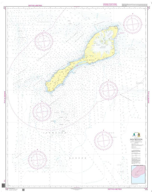 Jan Mayen - 512 - Norway Kartverket Nautical Charts