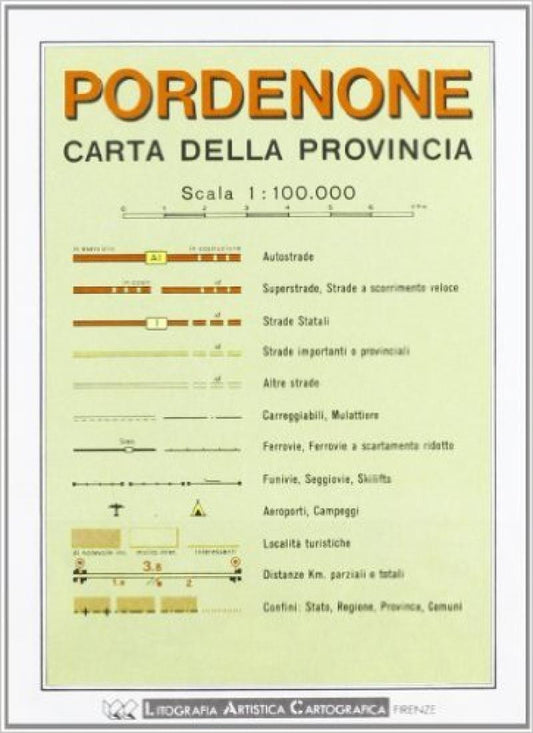 Pordenone : carta della provincia