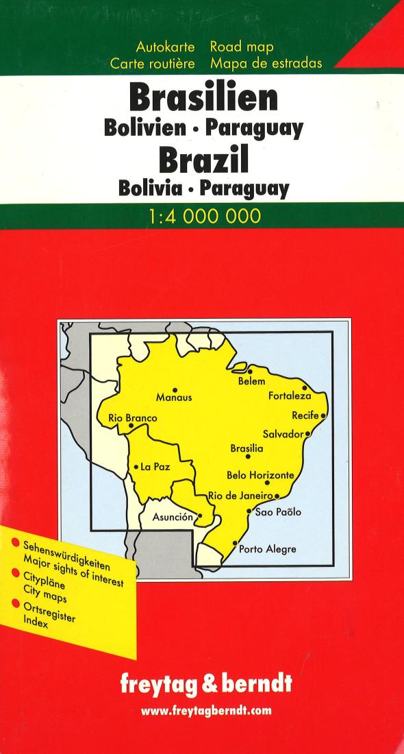 Brasilien - Bolivien - Paraguay = Brazil - Bolivia - Paraguay = Brésil - Bolivie - Paraguay = Brasil - Bolívia - Paraguai