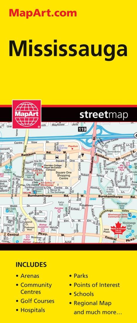 Burlington, Mississauga, Oakville, Milton, Carlisle, Kilbride and Waterdown Street Map