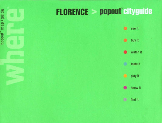 Florence : popout cityguide