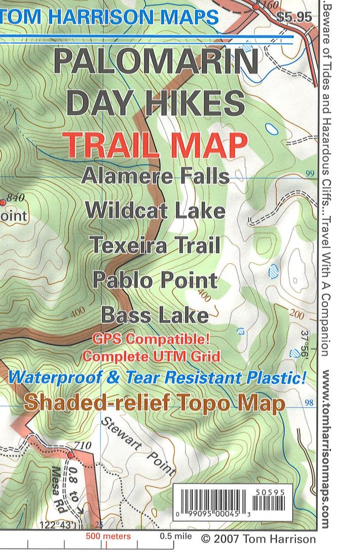 Palomarin Day Hikes Trail Map