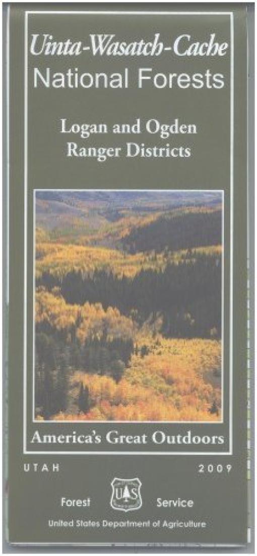 Uinta-Wasatch-Cache National Forest - Ogden and Logan Ranger Districts Map