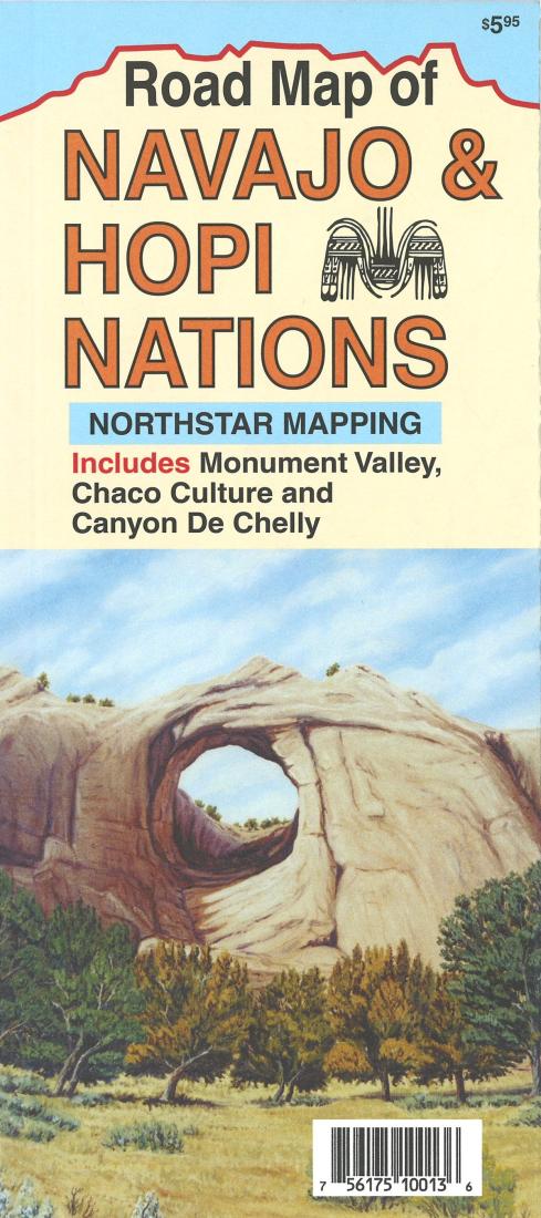 Road map of : Navajo & Hopi Nations