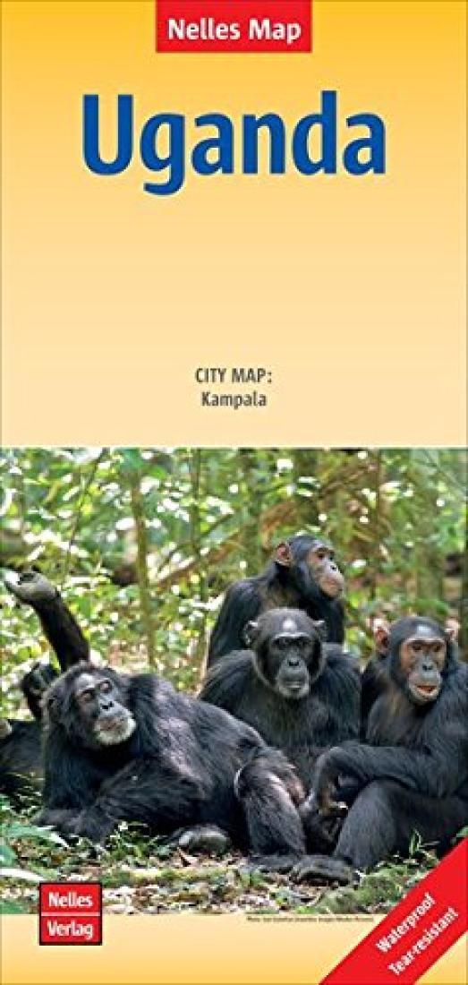 Uganda : 1:700,000 Tourist Map