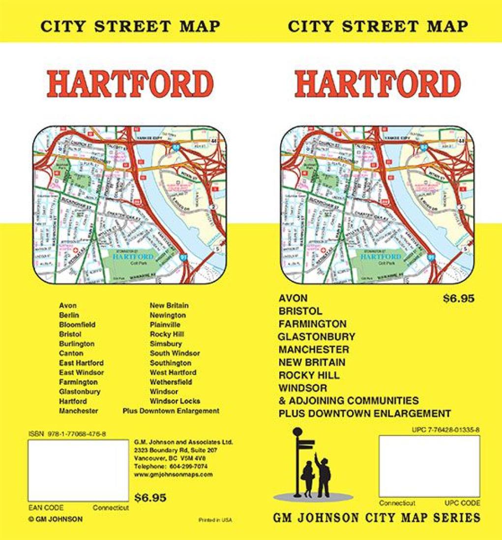 Hartford : city street map