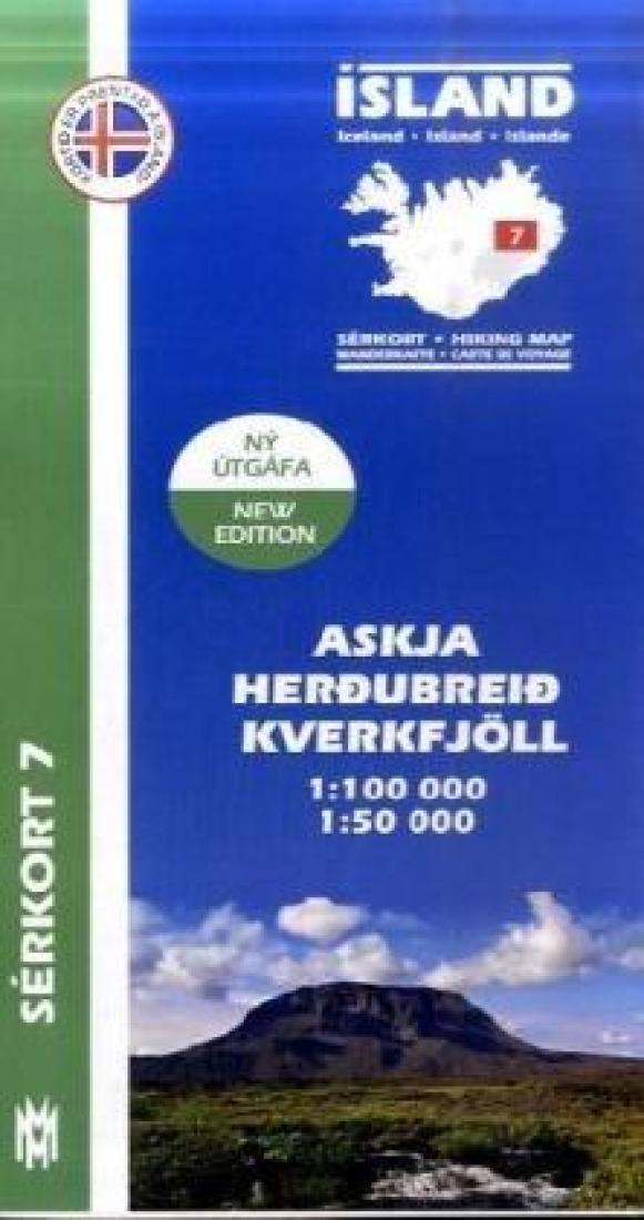 Askja & Heroub hiking map