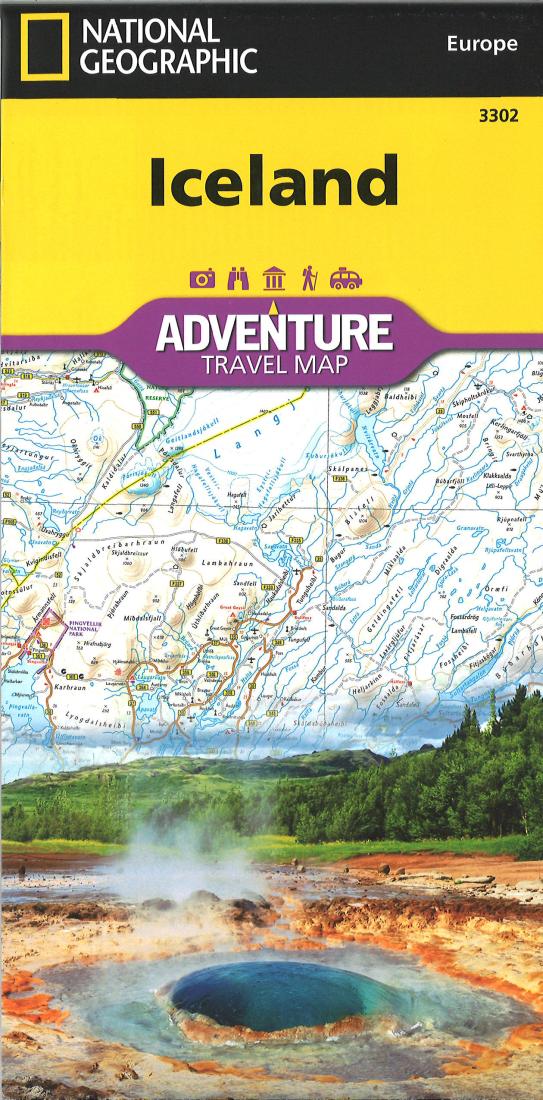 Iceland Adventure Map 3302