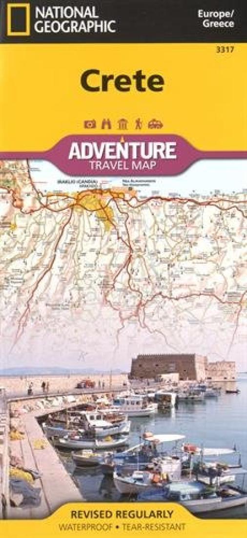 Crete, Greece Adventure Map 3317