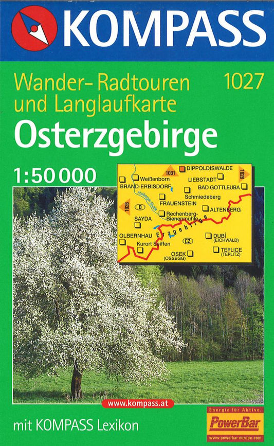 Osterzgebirge Hiking Map & Guide