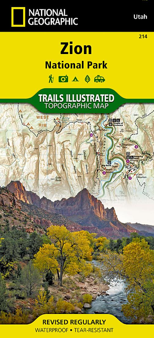 Zion National Park, Map 214