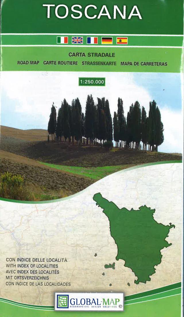 Toscana :  carta stradale