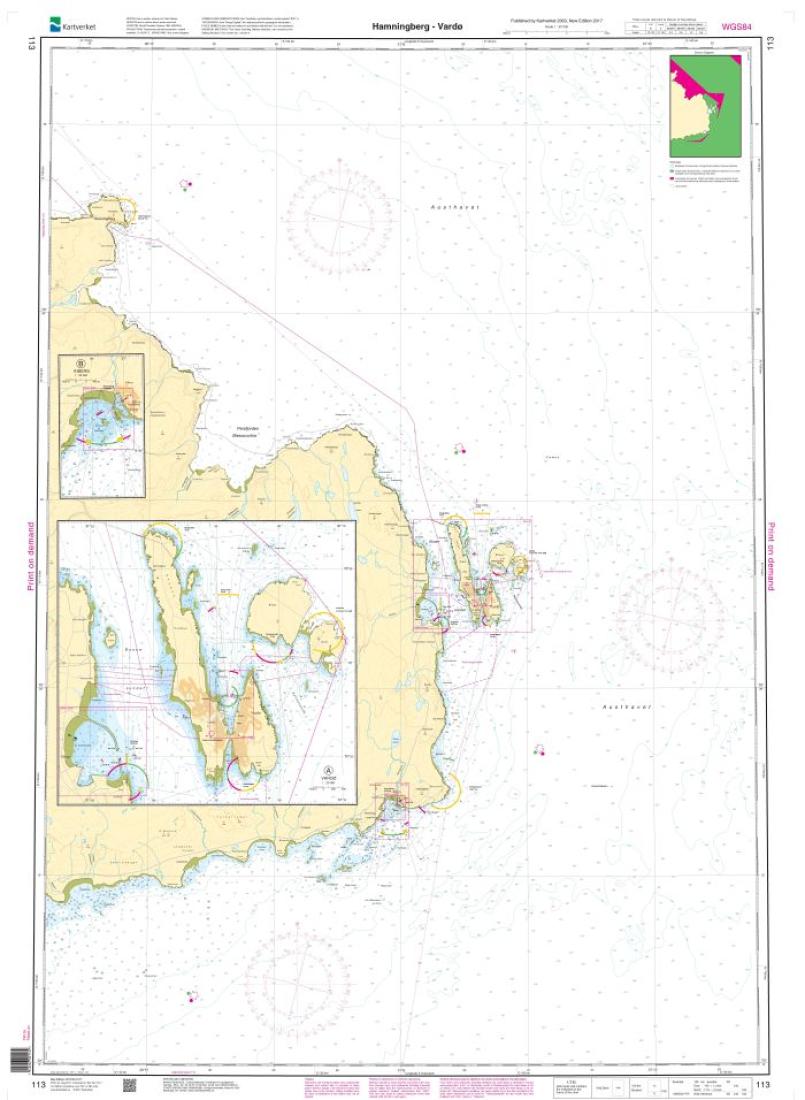 Hamningberg - Vardø - 113 - Norway Kartverket Nautical Charts