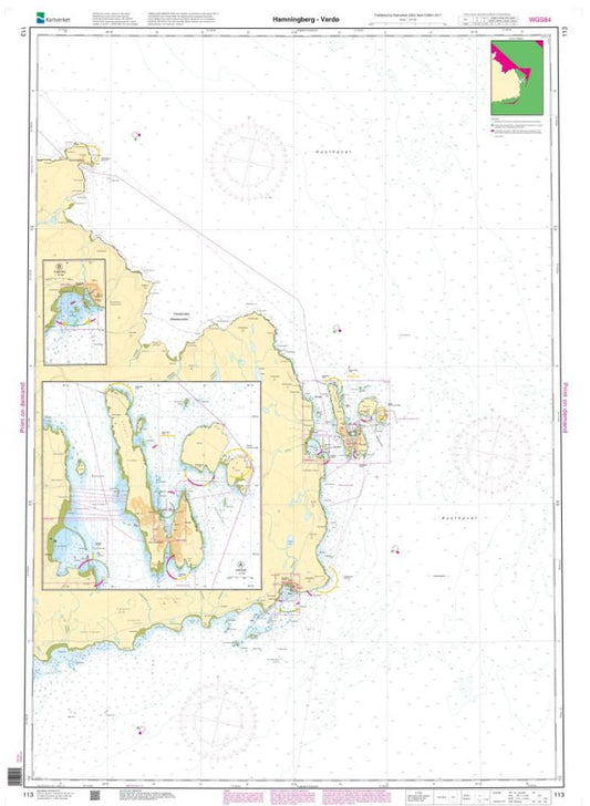 Hamningberg - Vardø - 113 - Norway Kartverket Nautical Charts